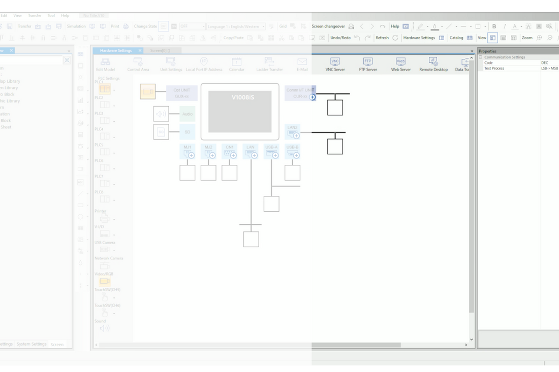 Monitouch V-Series HMI Non-Volatile Memory: Assigning SRAM
