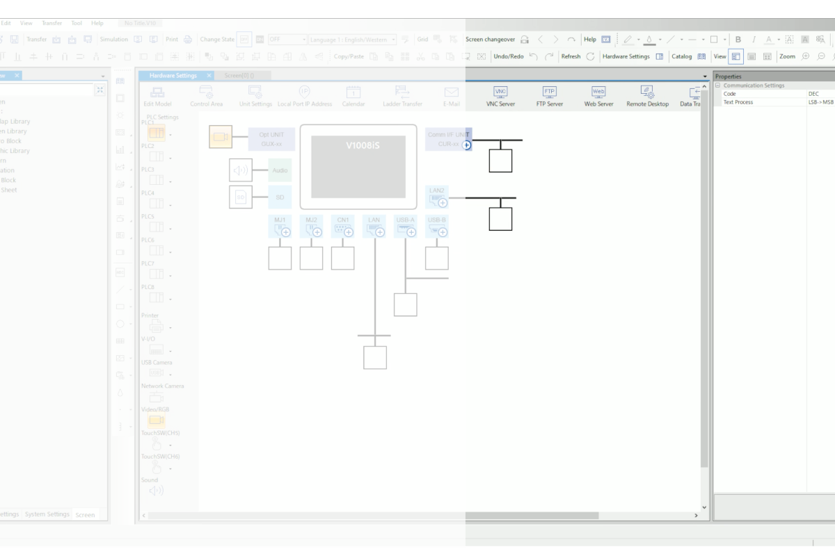 Monitouch V-Series HMI Non-Volatile Memory: Assigning SRAM