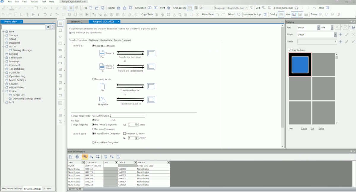 V-Series Smart Editor Recipes: Faster Startups, Smoother Operations